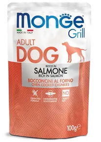 MONGE GRILL Beutel mit Lachs für Hunde 100 g